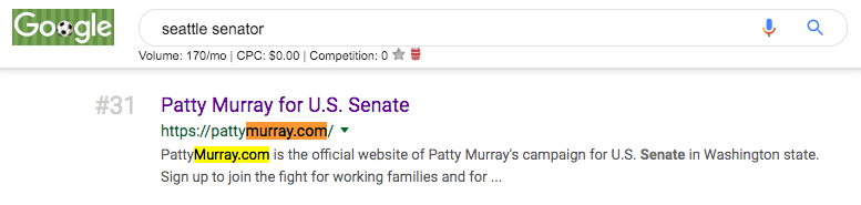 seattle senator google search