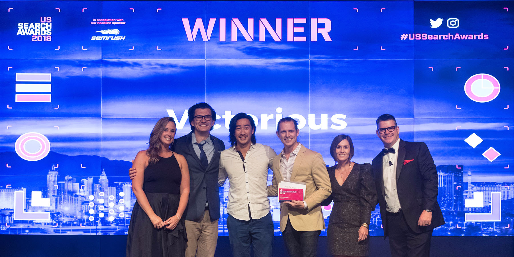 Victorious at the US Search Awards