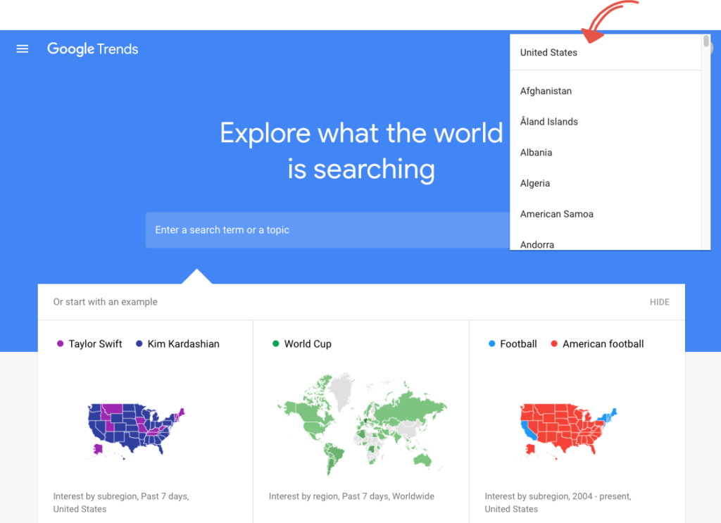 how to use Google Trends for keyword research