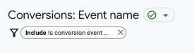 filter by event name